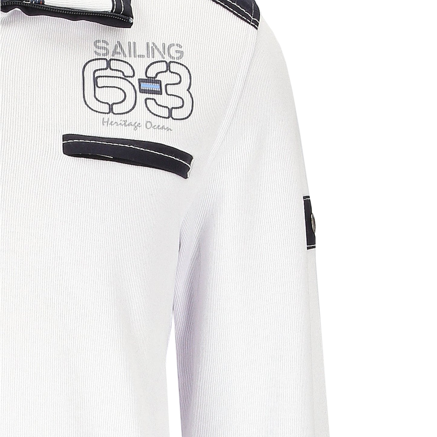 Mode Monte Carlo Herren Sweat-Shirt in weiß