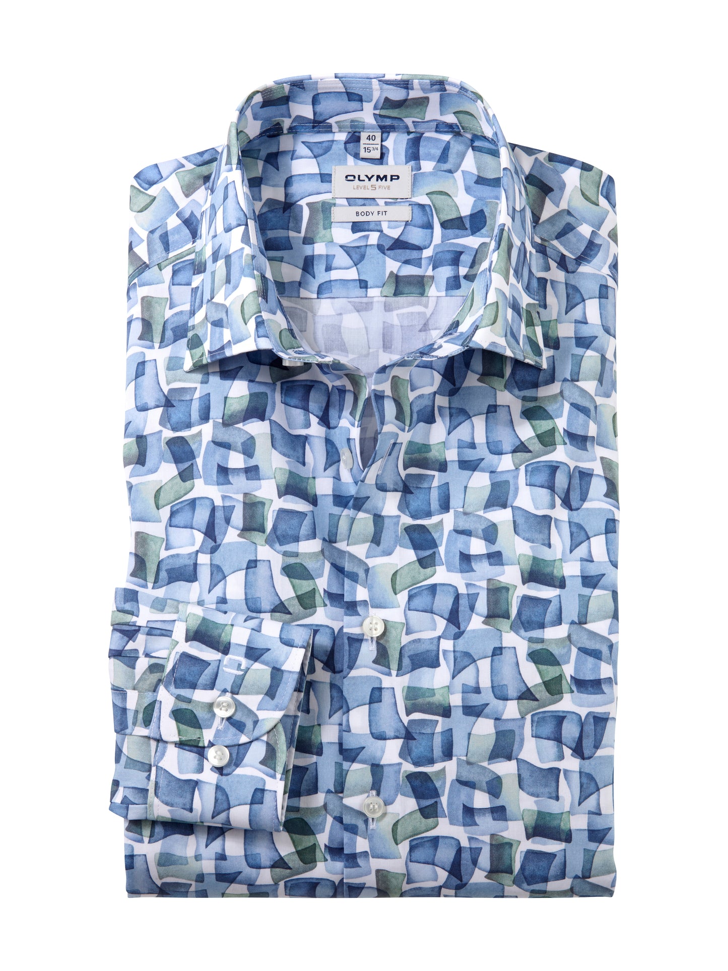 Olymp_BF Herren Hemd in blau