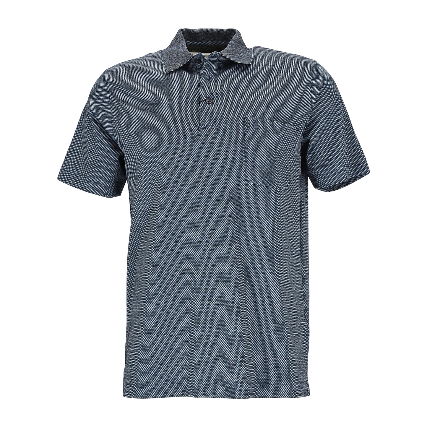 Ragman Herren Poloshirt in blau