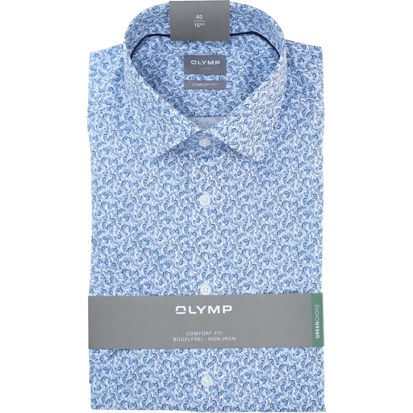 Olymp_CF Herren Hemd in blau