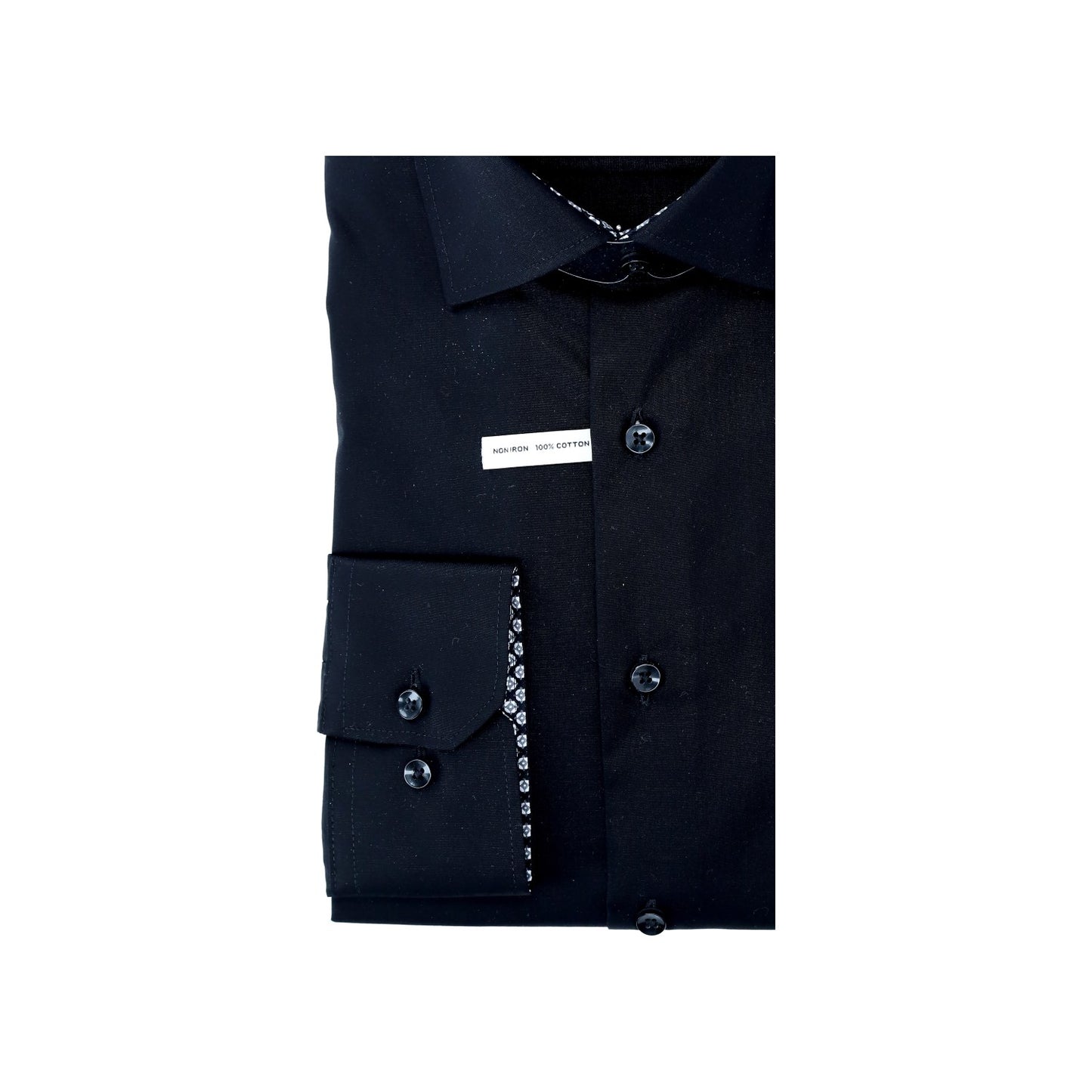 eterna Herren Hemd in schwarz
