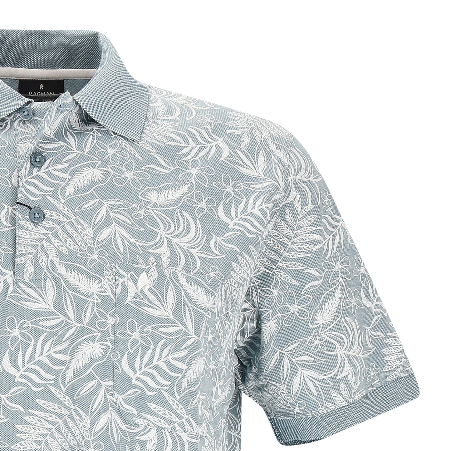 Ragman Herren Poloshirt in grün