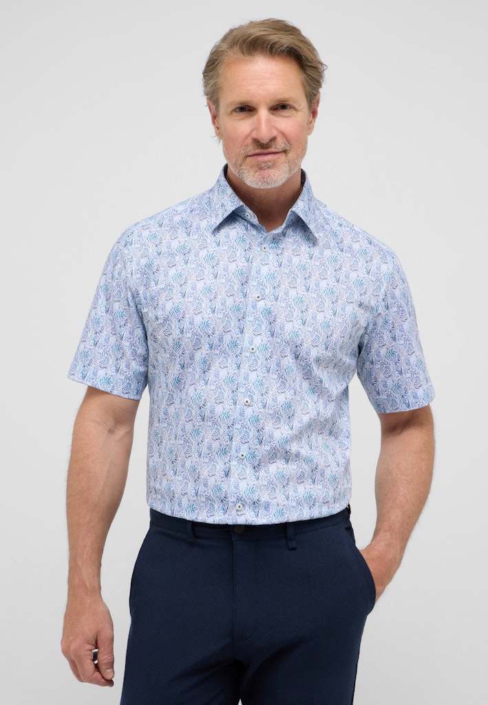 eterna Herren Hemd in blau