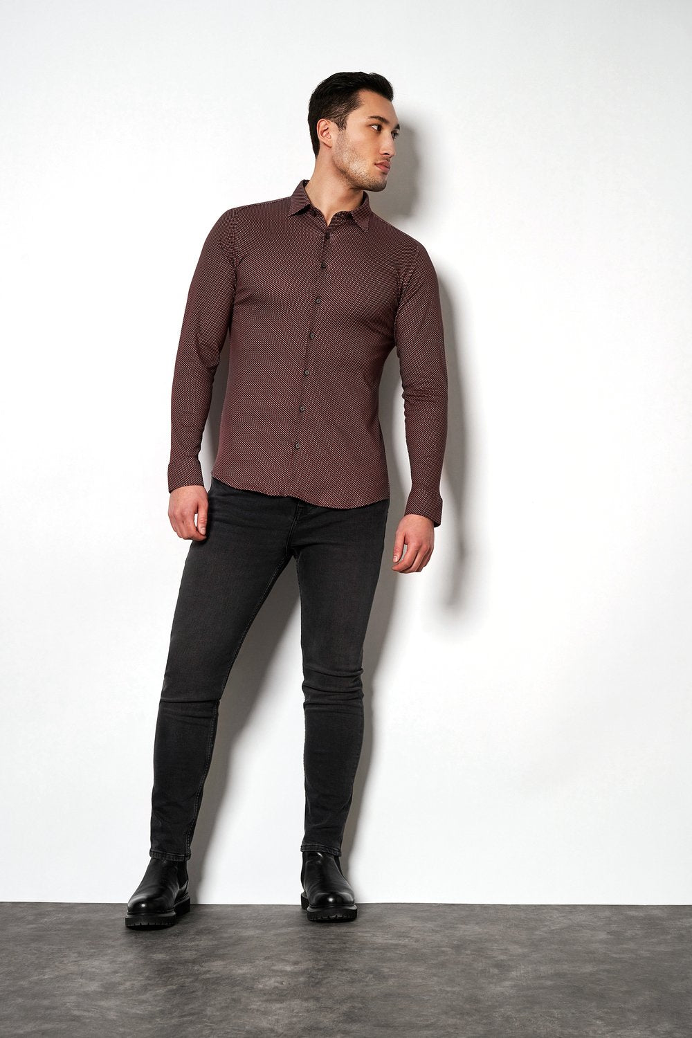 DeSoto Herren Hemd in pink