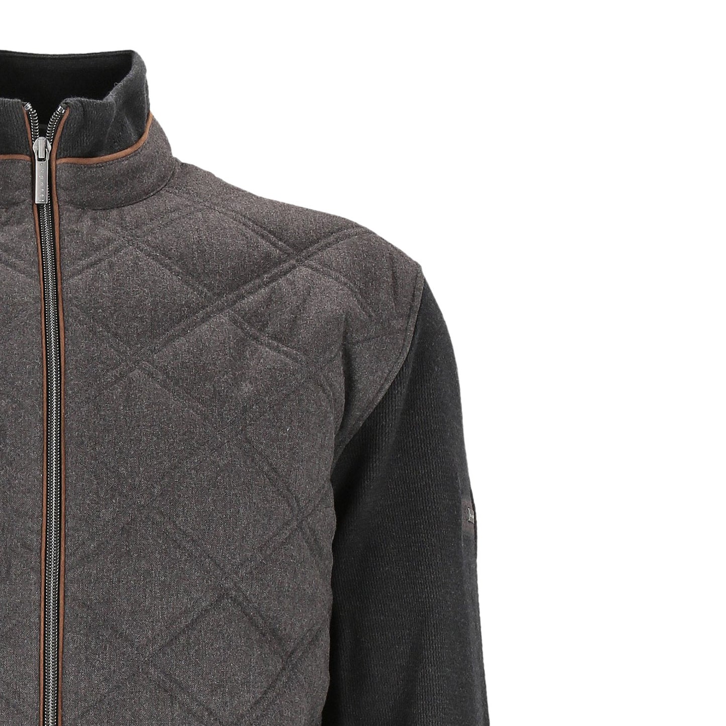 Bugatti Herren Sweat-Jacke in schwarz