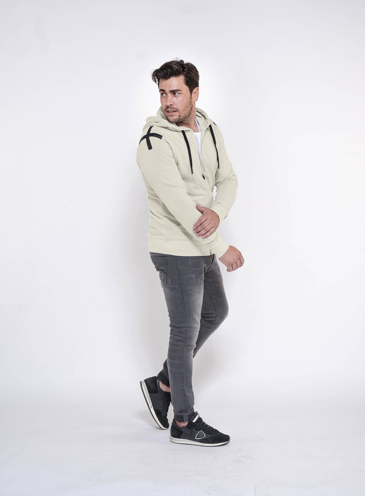 Key Largo Herren Sweat-Jacke in grau