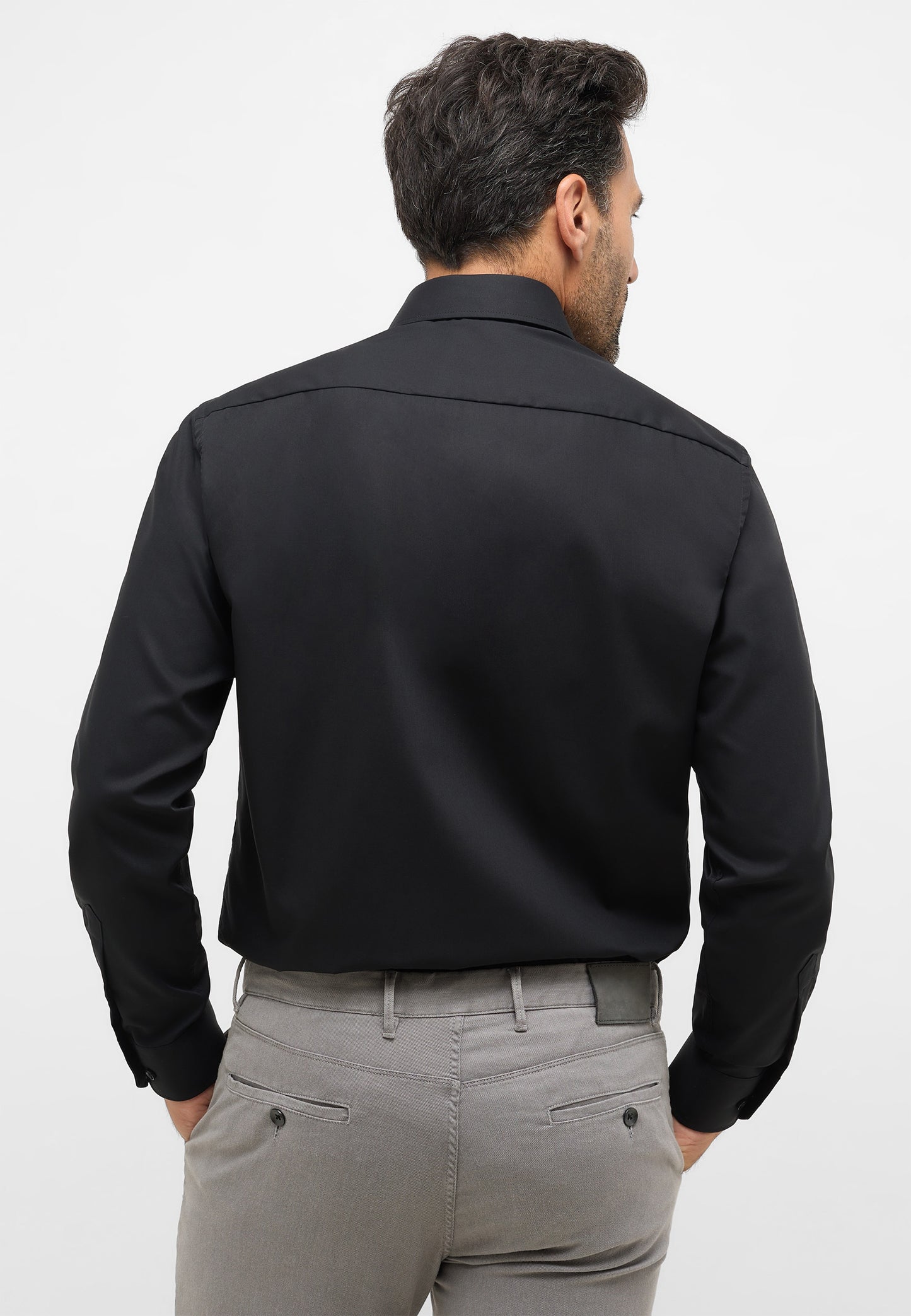 eterna Herren Hemd in schwarz