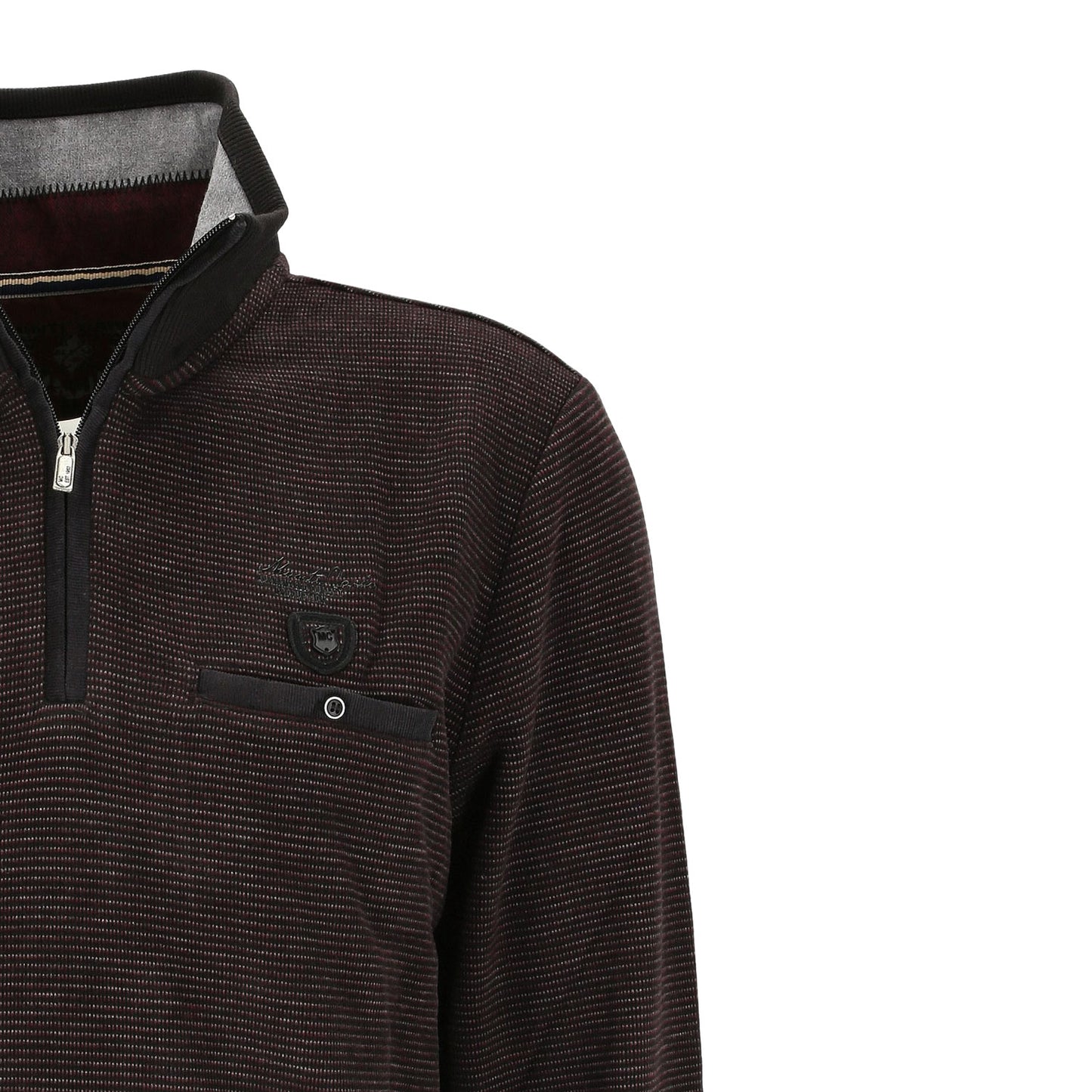Mode Monte Carlo Herren Sweat-Shirt in schwarz