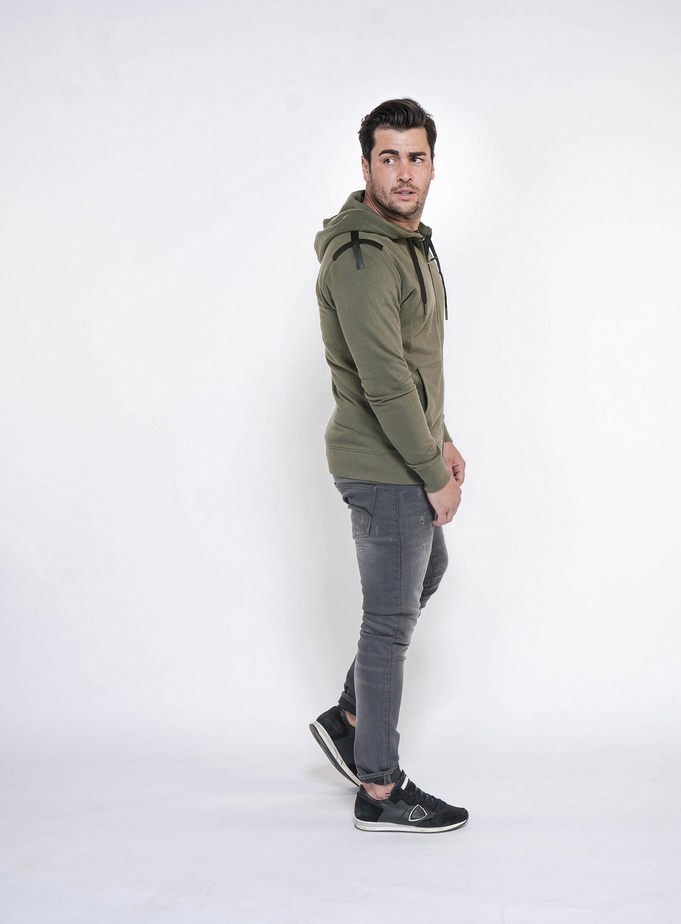 Key Largo Herren Sweat-Jacke in grün