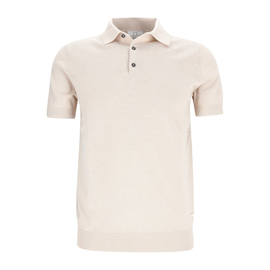 Born with Appetite Herren Poloshirt in beige