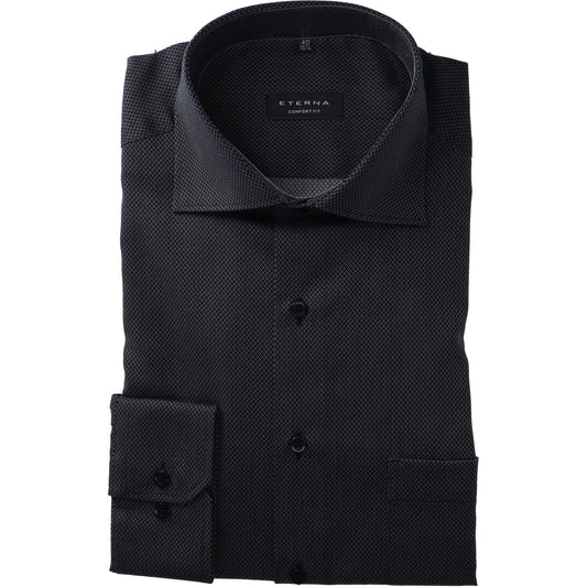 eterna Herren Hemd in schwarz