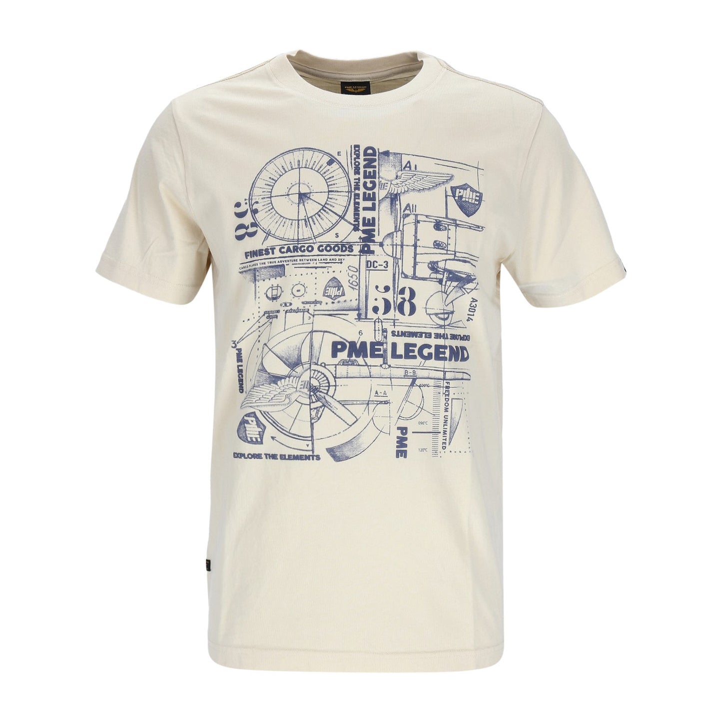 PME Legend Herren T-Shirt in weiß