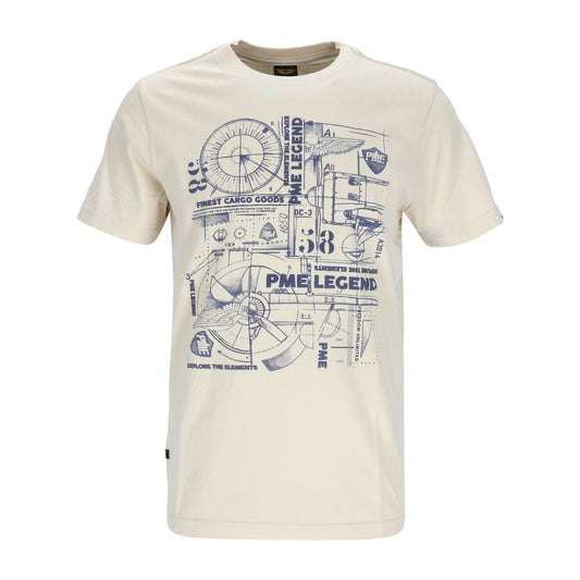 PME Legend Herren T-Shirt in weiß