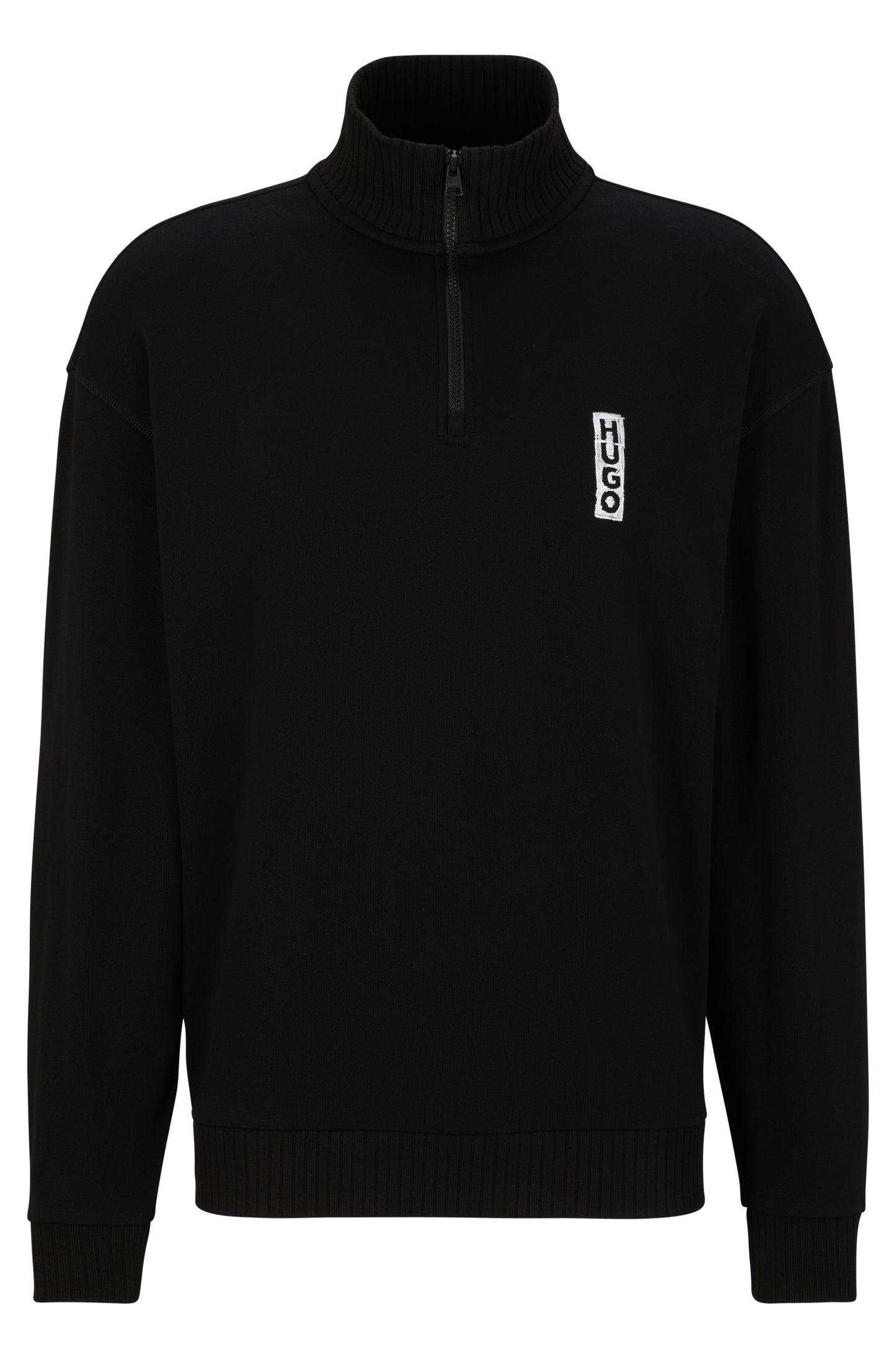 HUGO_Red Herren Sweat-Shirt in schwarz