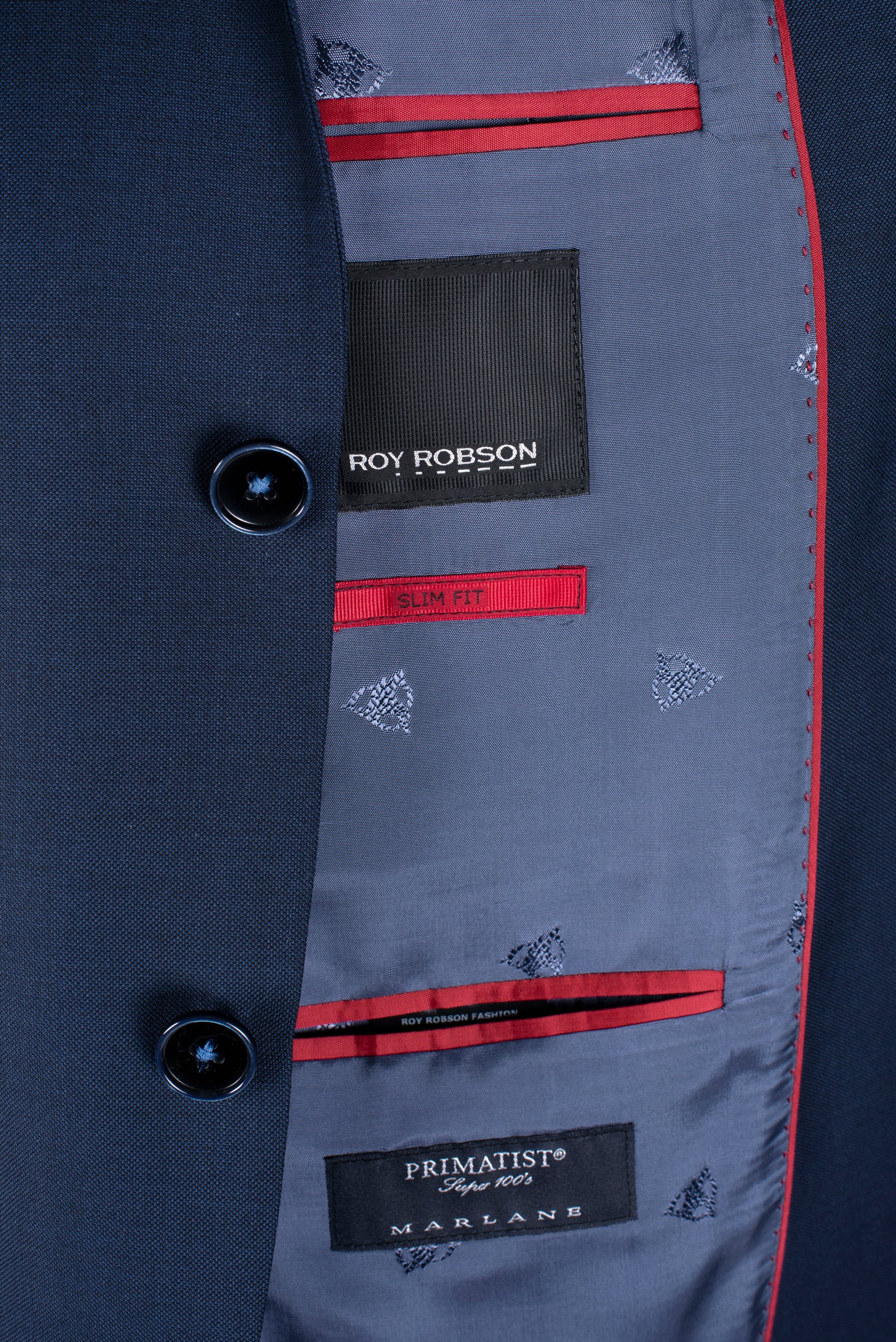 Roy Robson Herren Sakko in blau