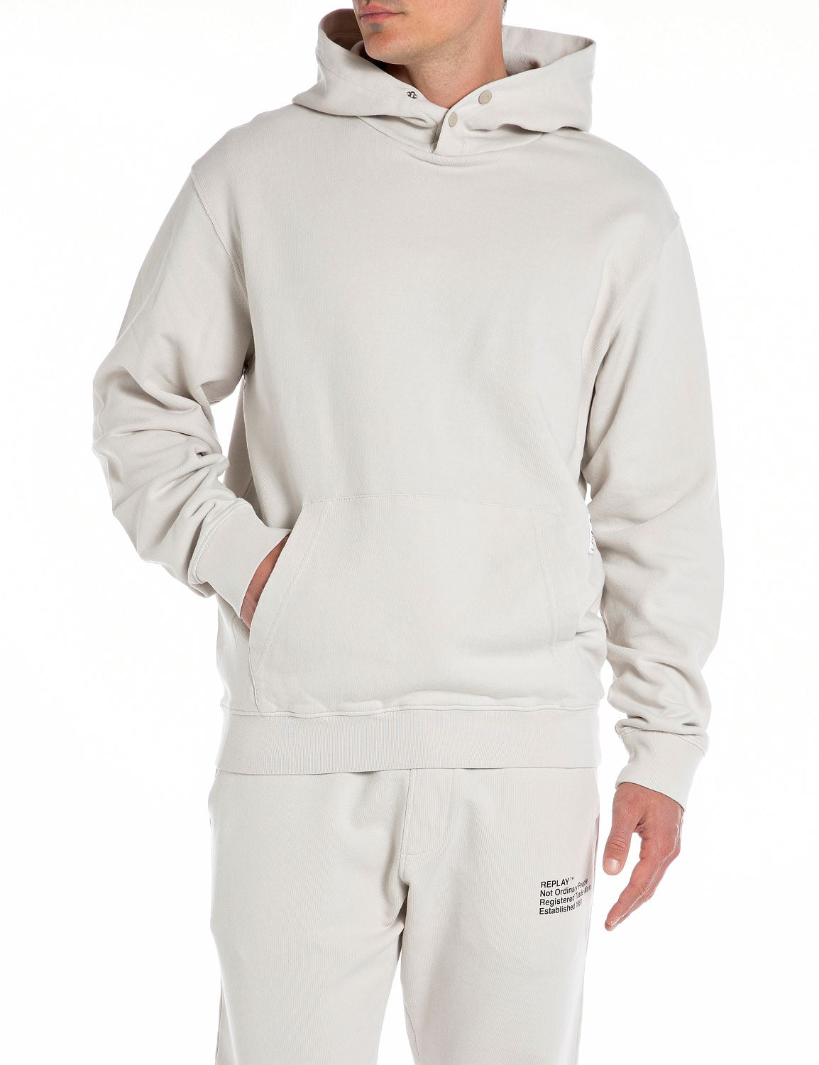Replay Herren Sweat-Shirt in weiß