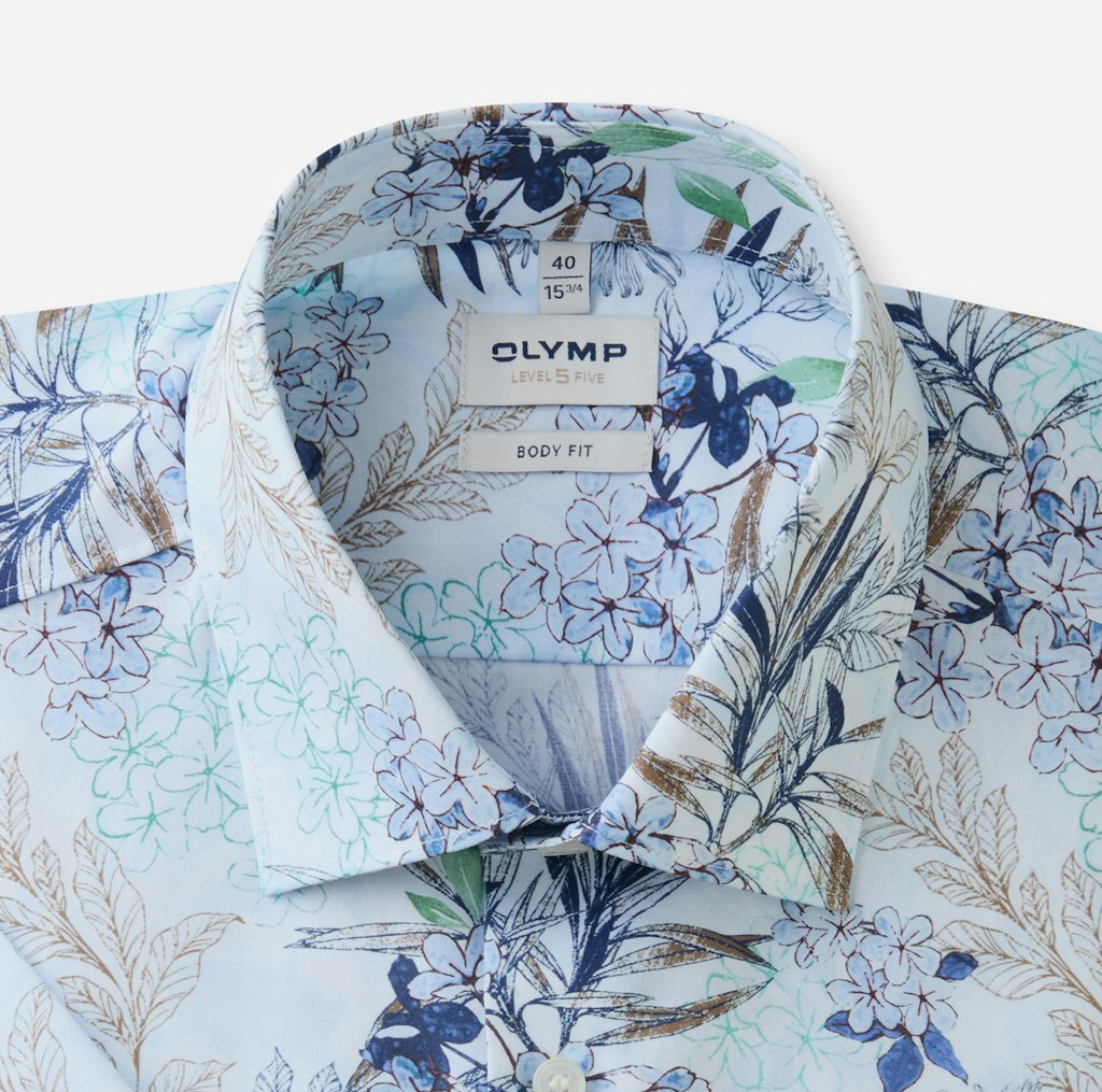 Olymp_BF Herren Hemd in blau