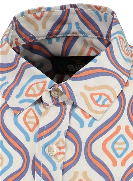 Key Largo Herren Hemd in blau