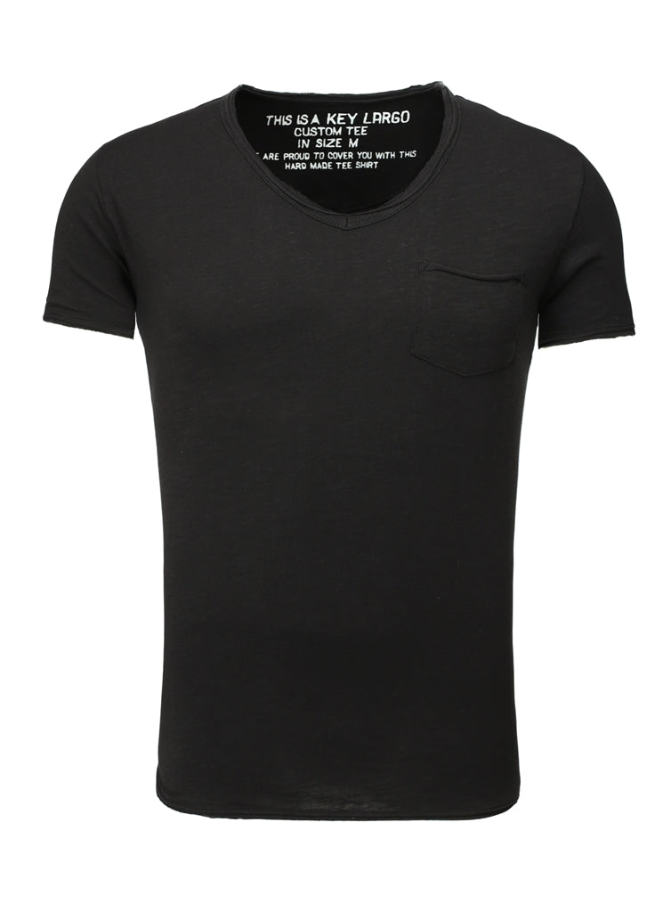 Key Largo Herren T-Shirt in schwarz