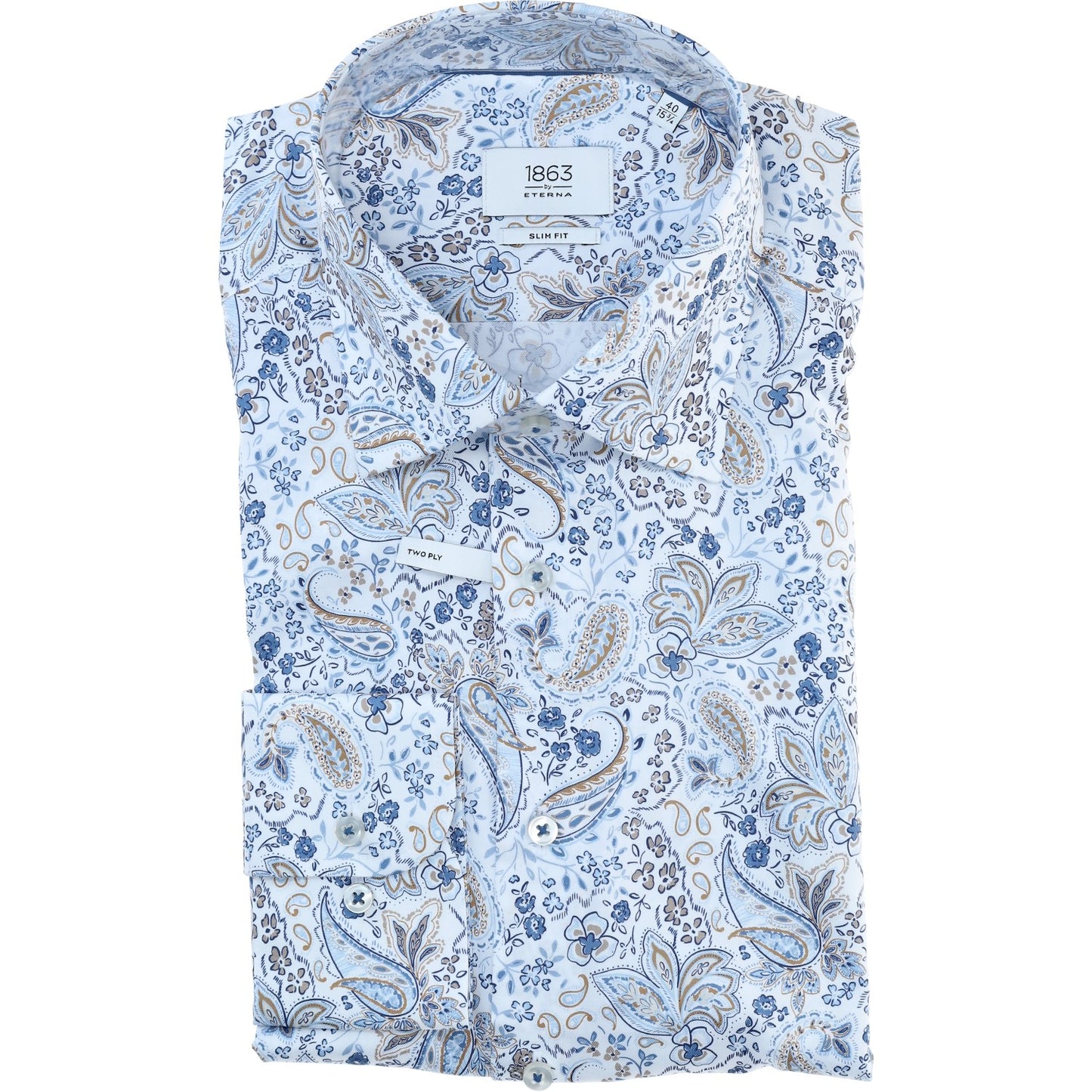 eterna Herren Hemd in blau