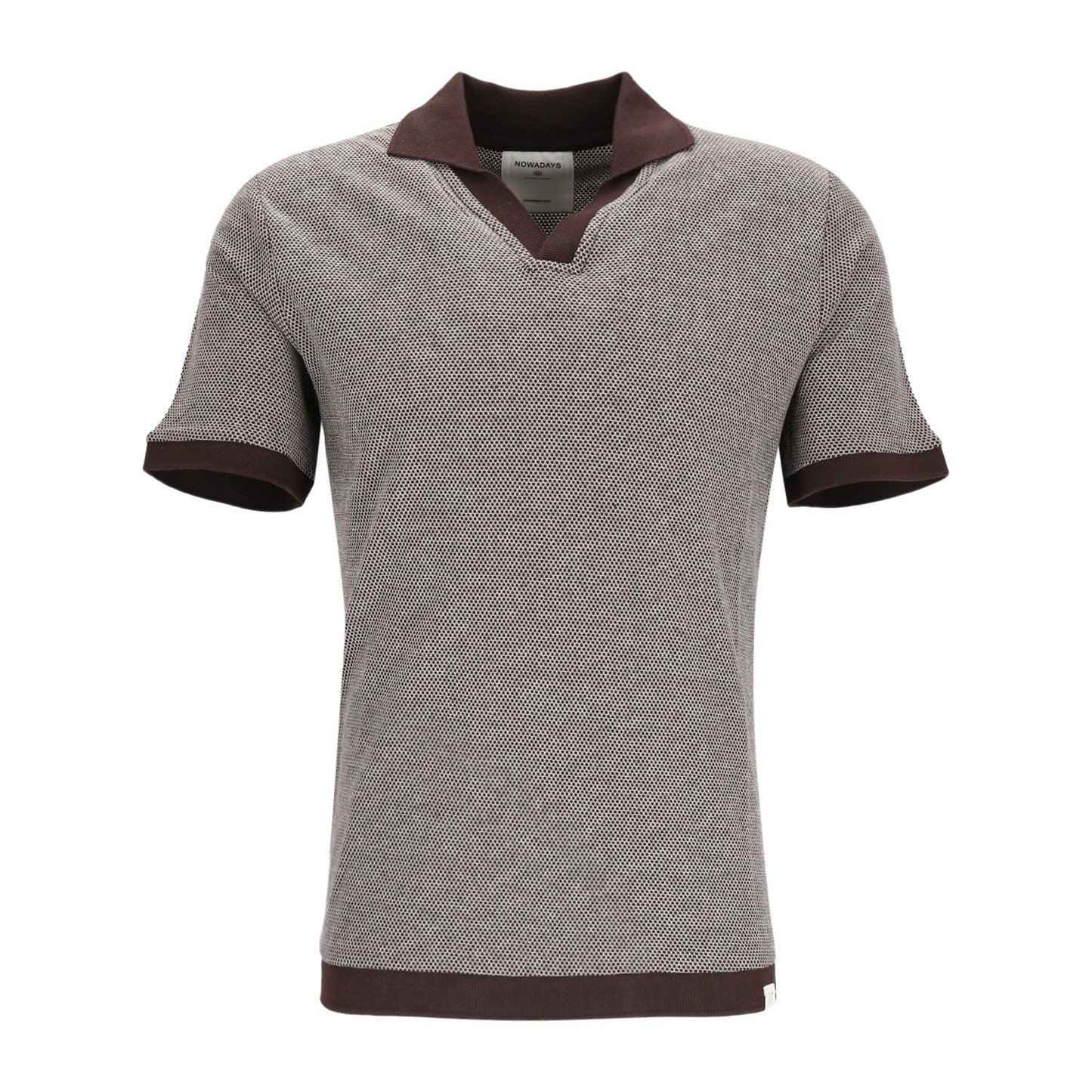 Nowadays Herren PoloShirt in braun
