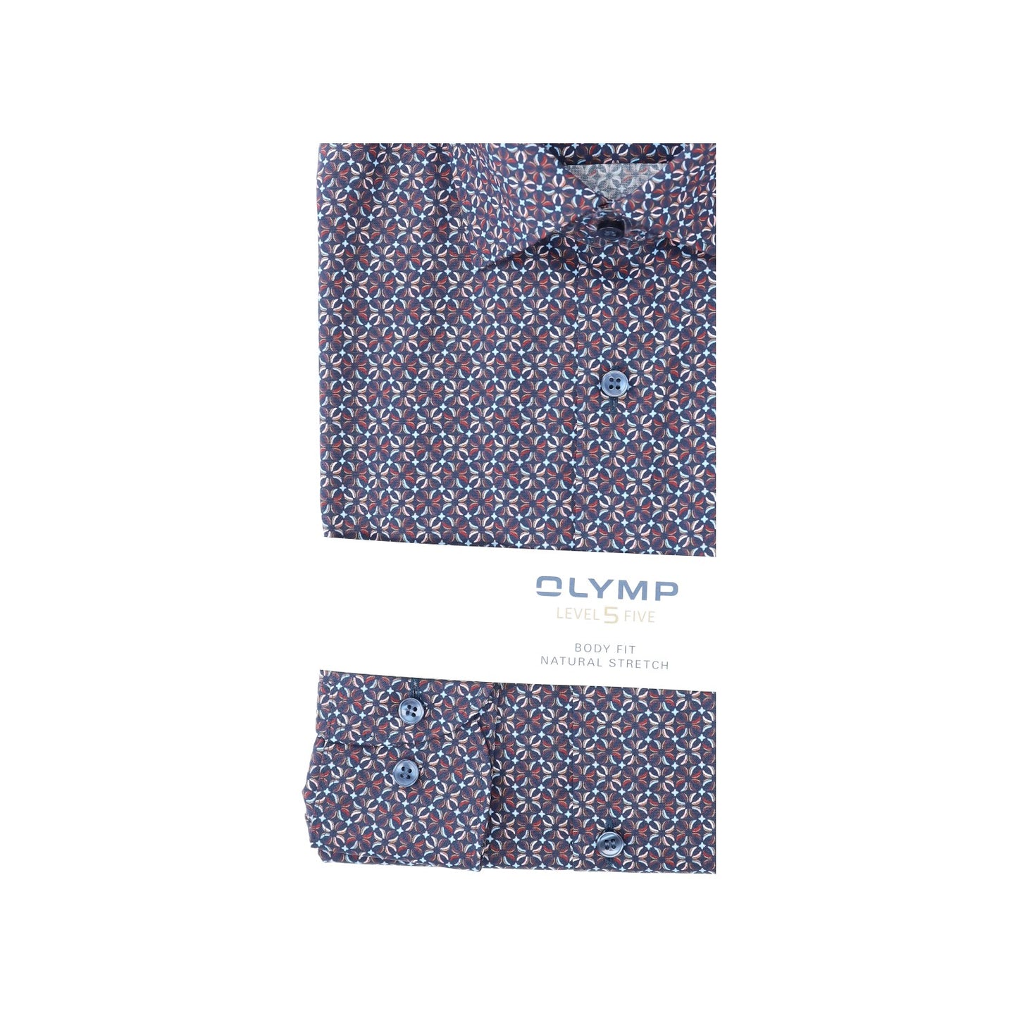 Olymp_BF Herren Hemd in blau
