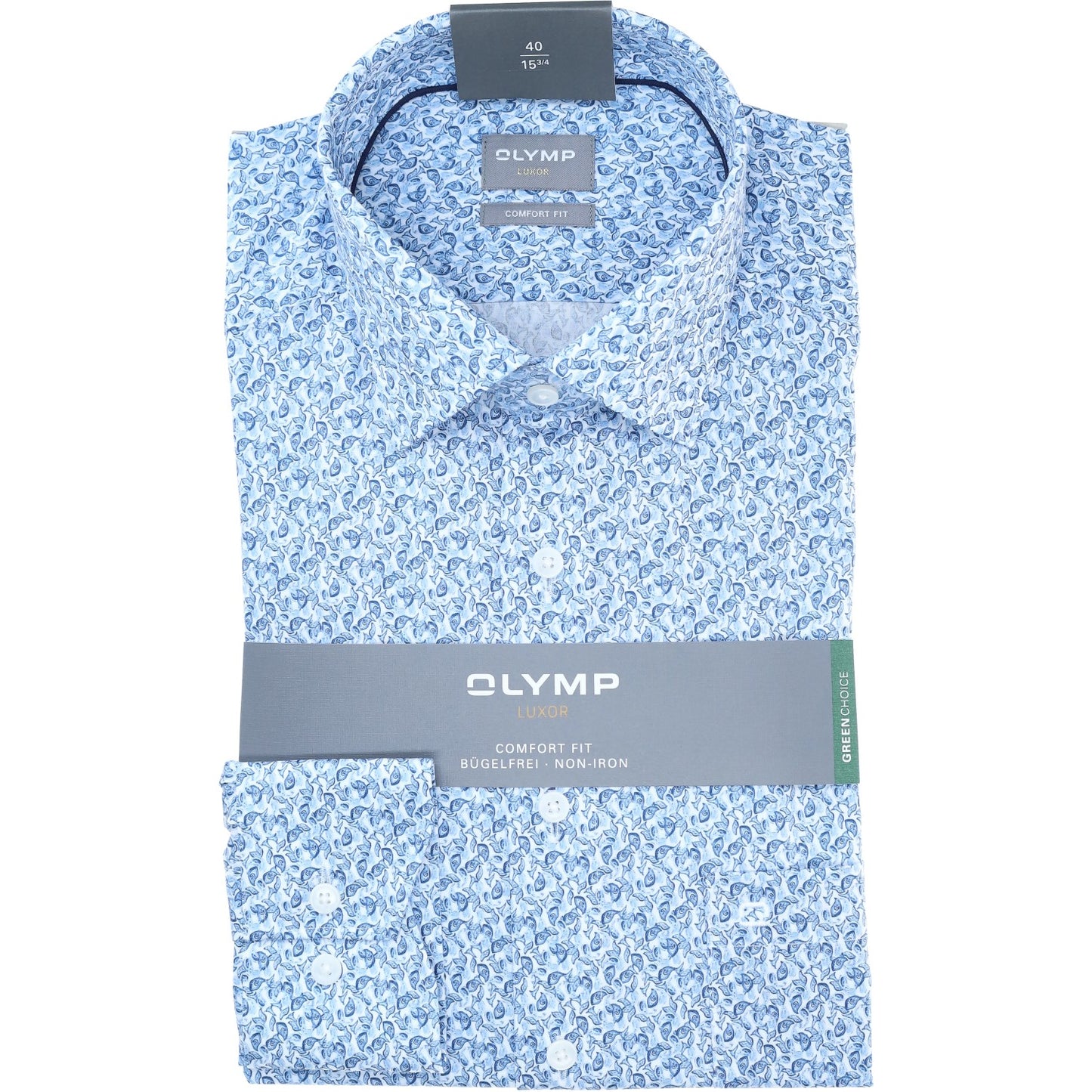 Olymp_CF Herren Hemd in blau