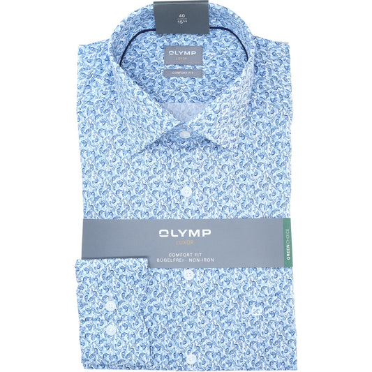 Olymp_CF Herren Hemd in blau