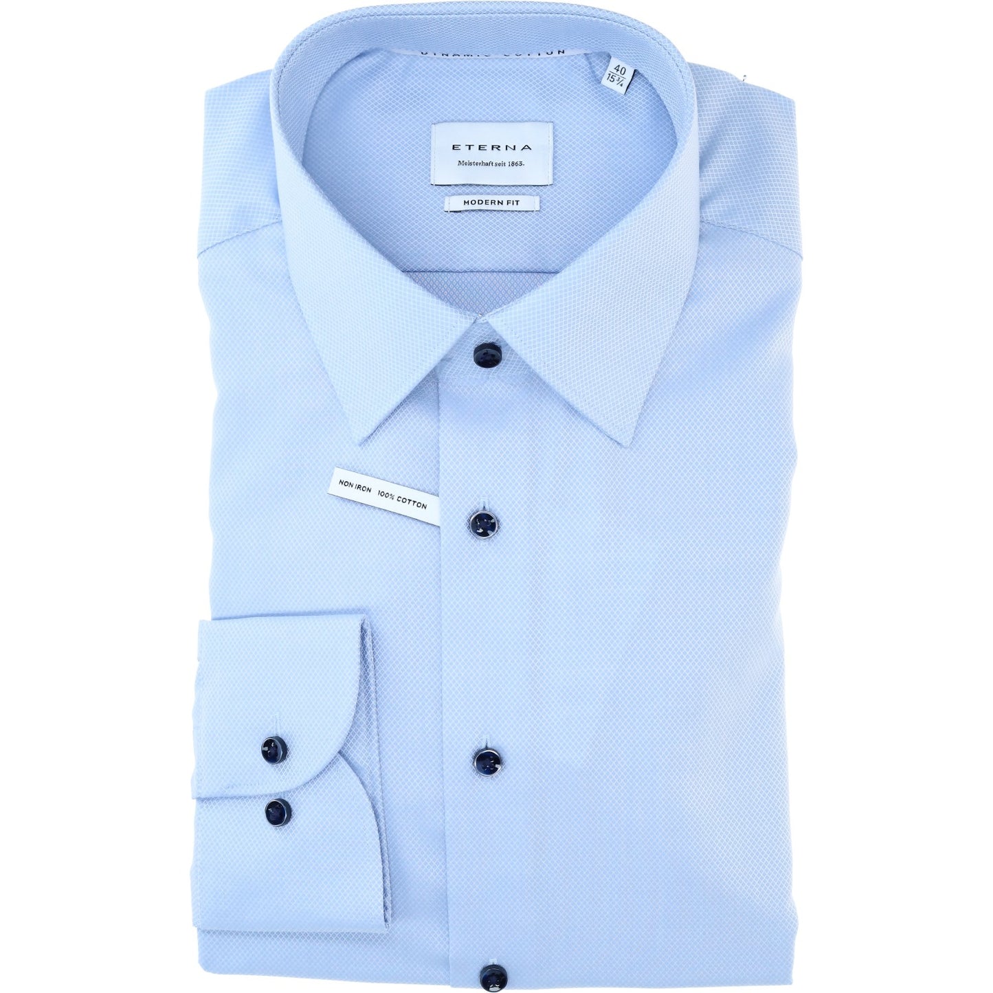 eterna Herren Hemd in blau
