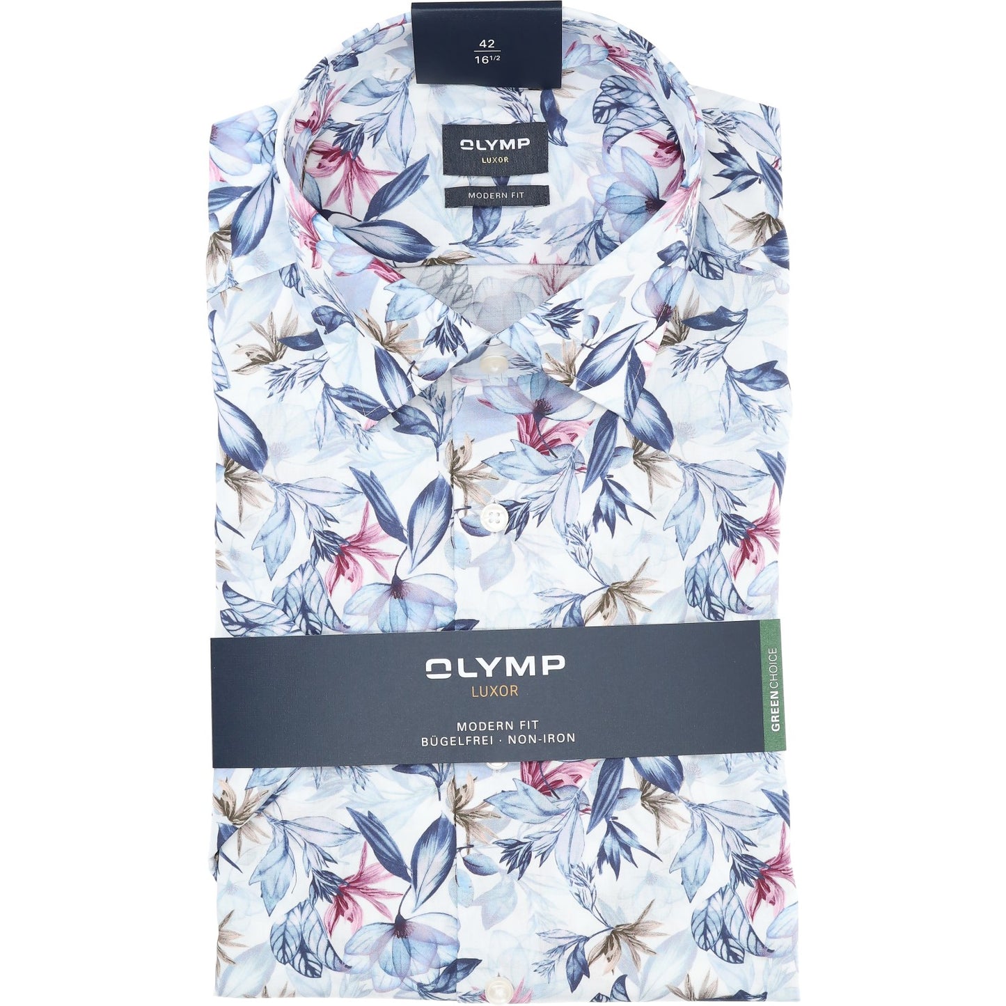 Olymp_MF Herren Hemd in blau