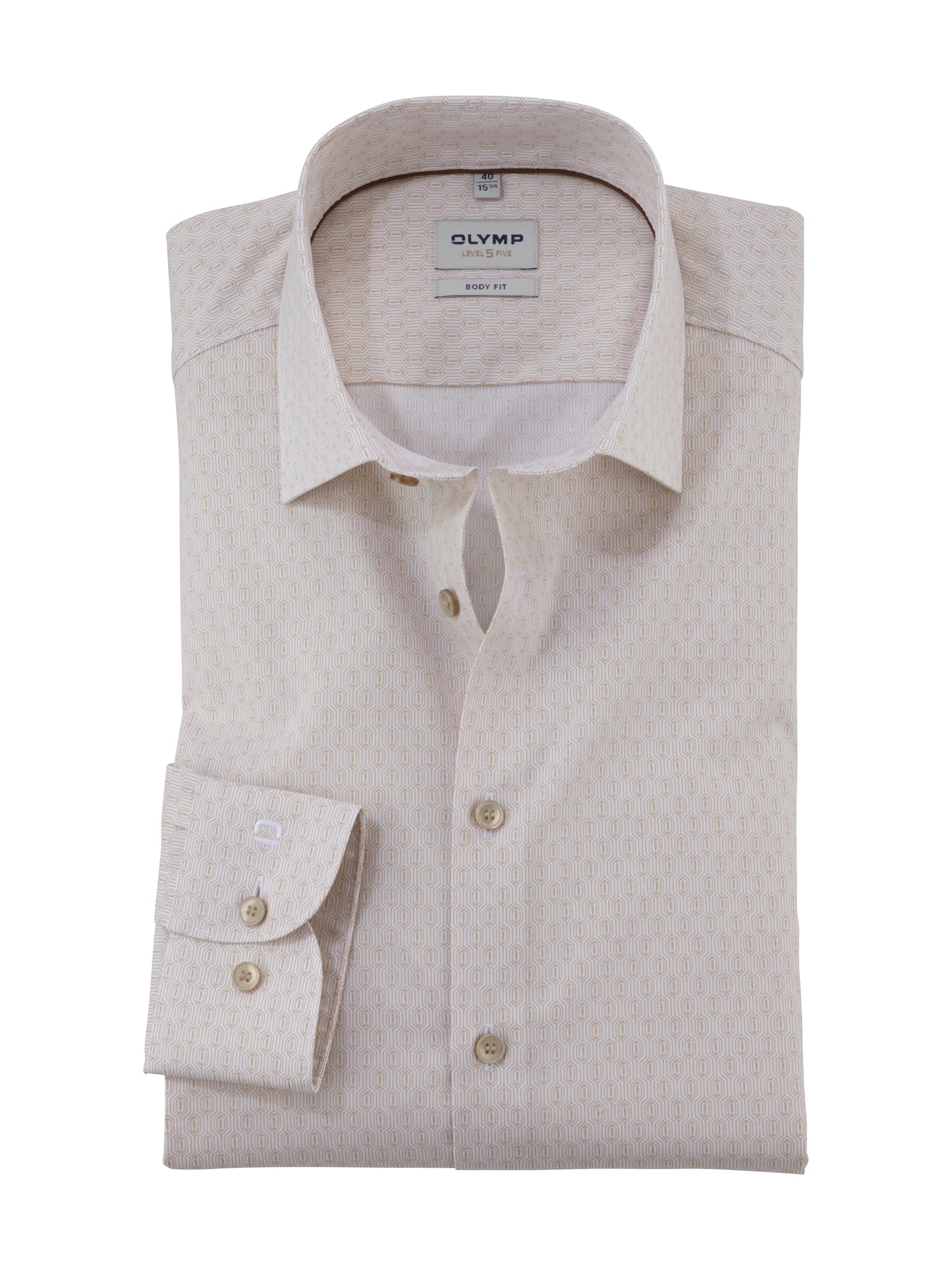 Olymp_BF Herren Hemd in beige