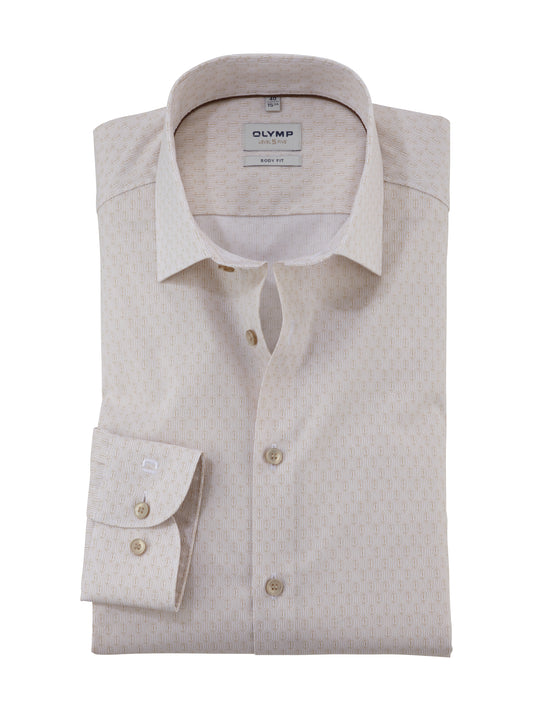 Olymp_BF Herren Hemd in beige