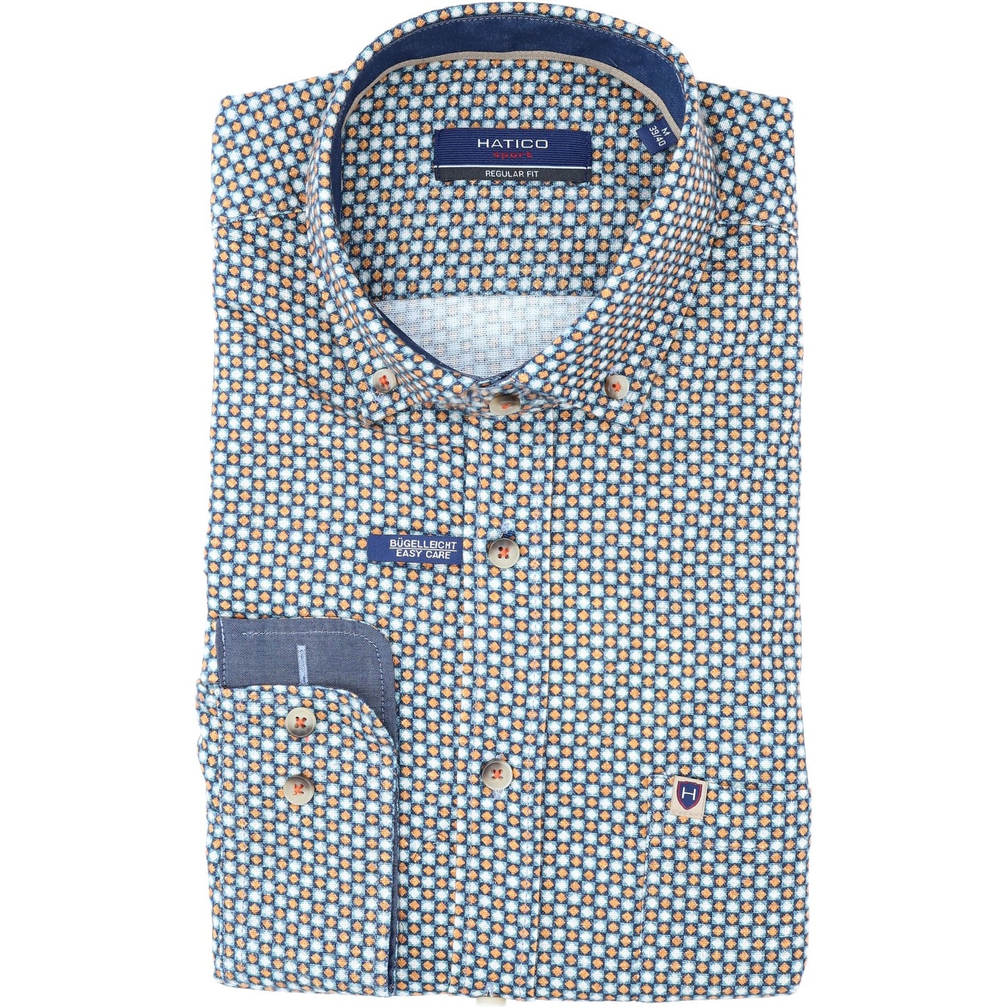 Hatico Herren Hemd in orange
