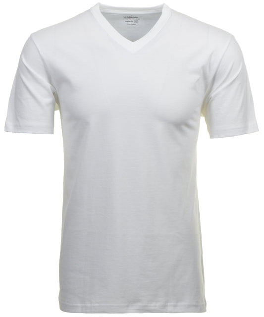 Ragman Herren T-Shirt in weiß