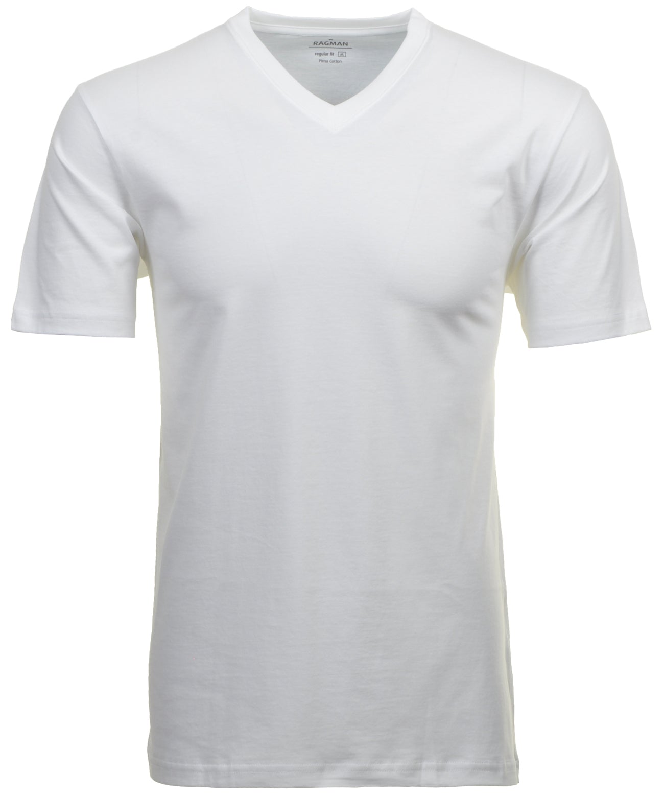 Ragman Herren T-Shirt in weiß