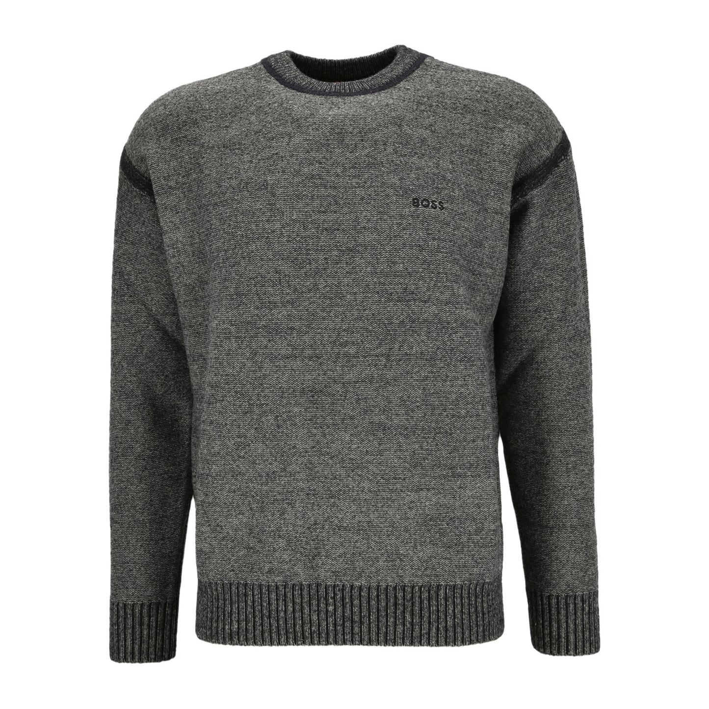 BOSS Herren Pullover in schwarz