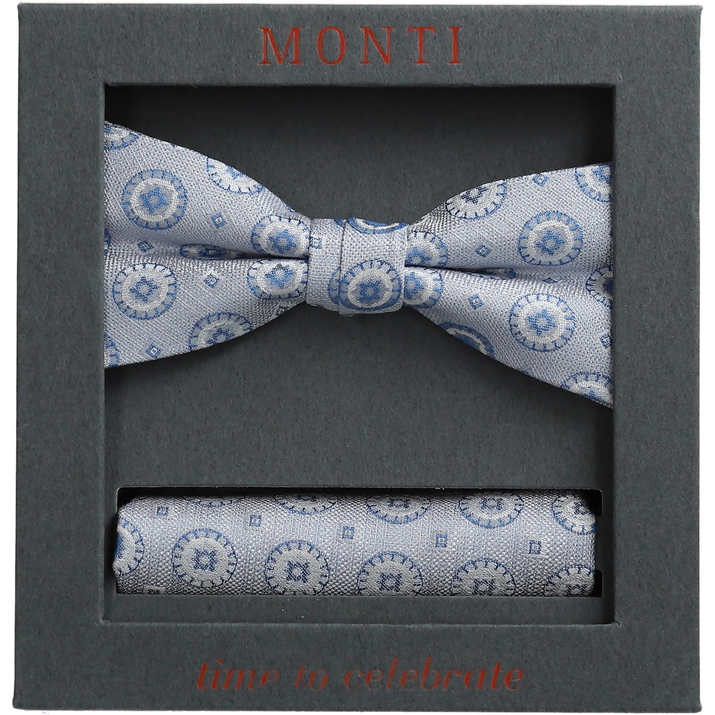 Monti Herren Schleife in blau