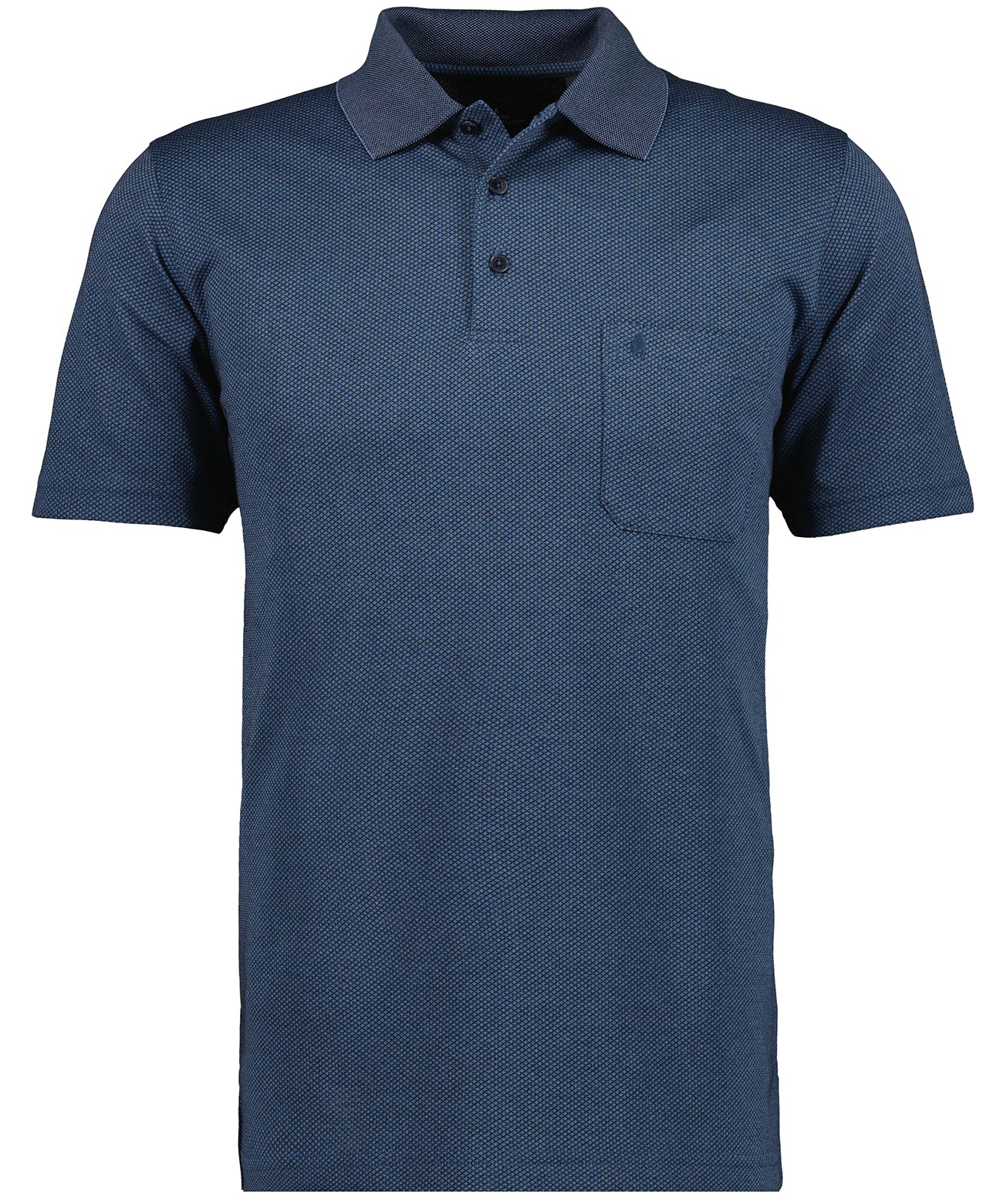 Ragman Herren Poloshirt in blau