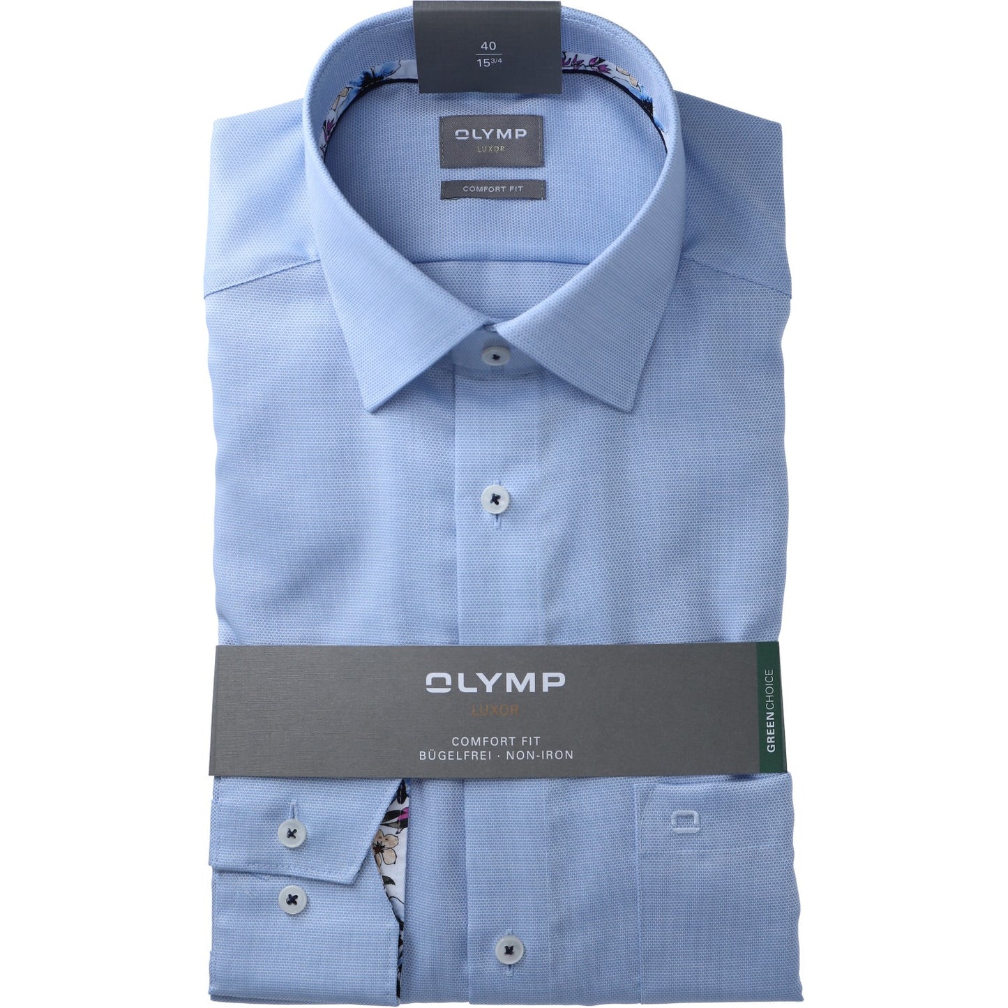 Olymp_CF Herren Hemd in blau