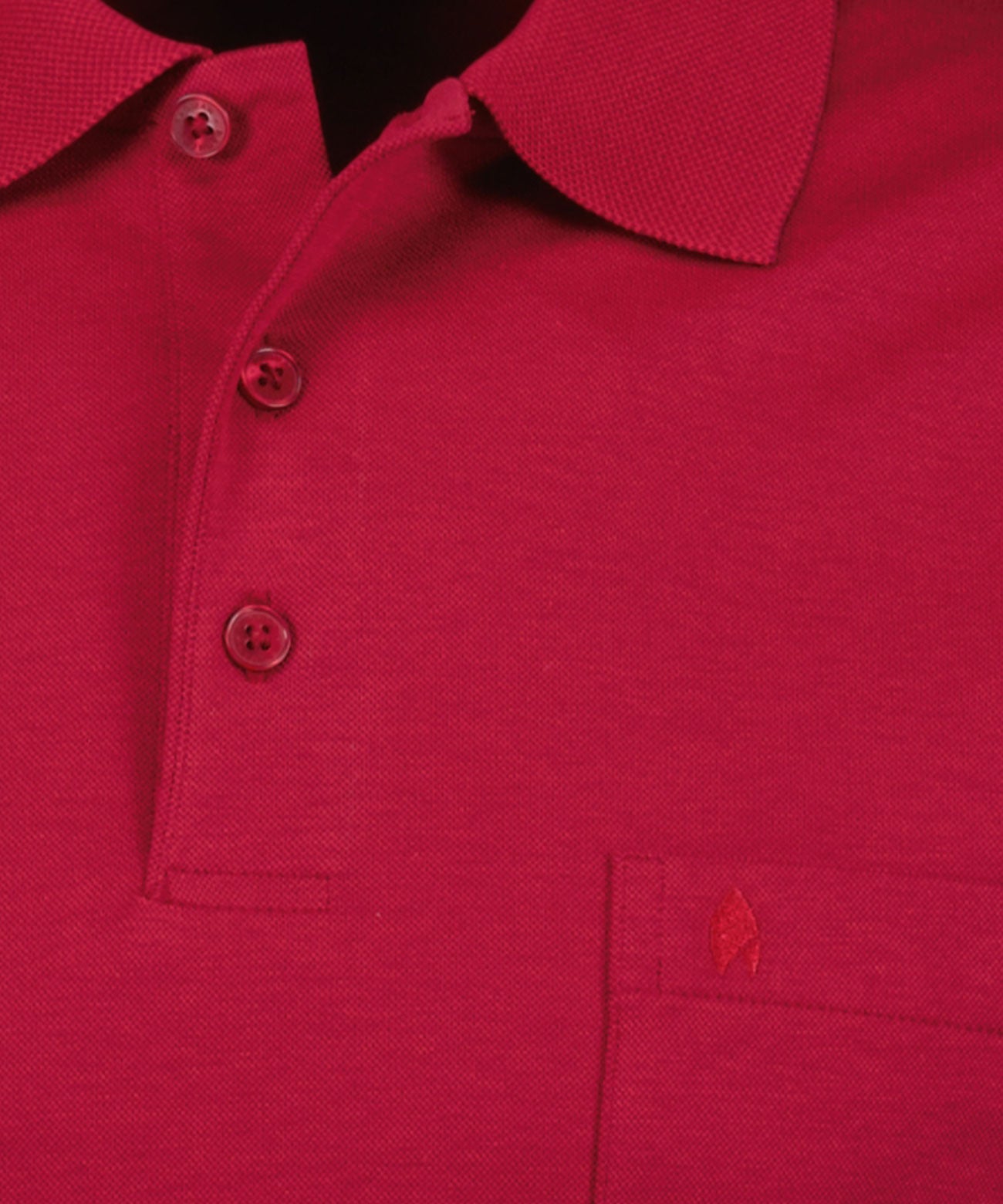 Ragman Herren Poloshirt in rot