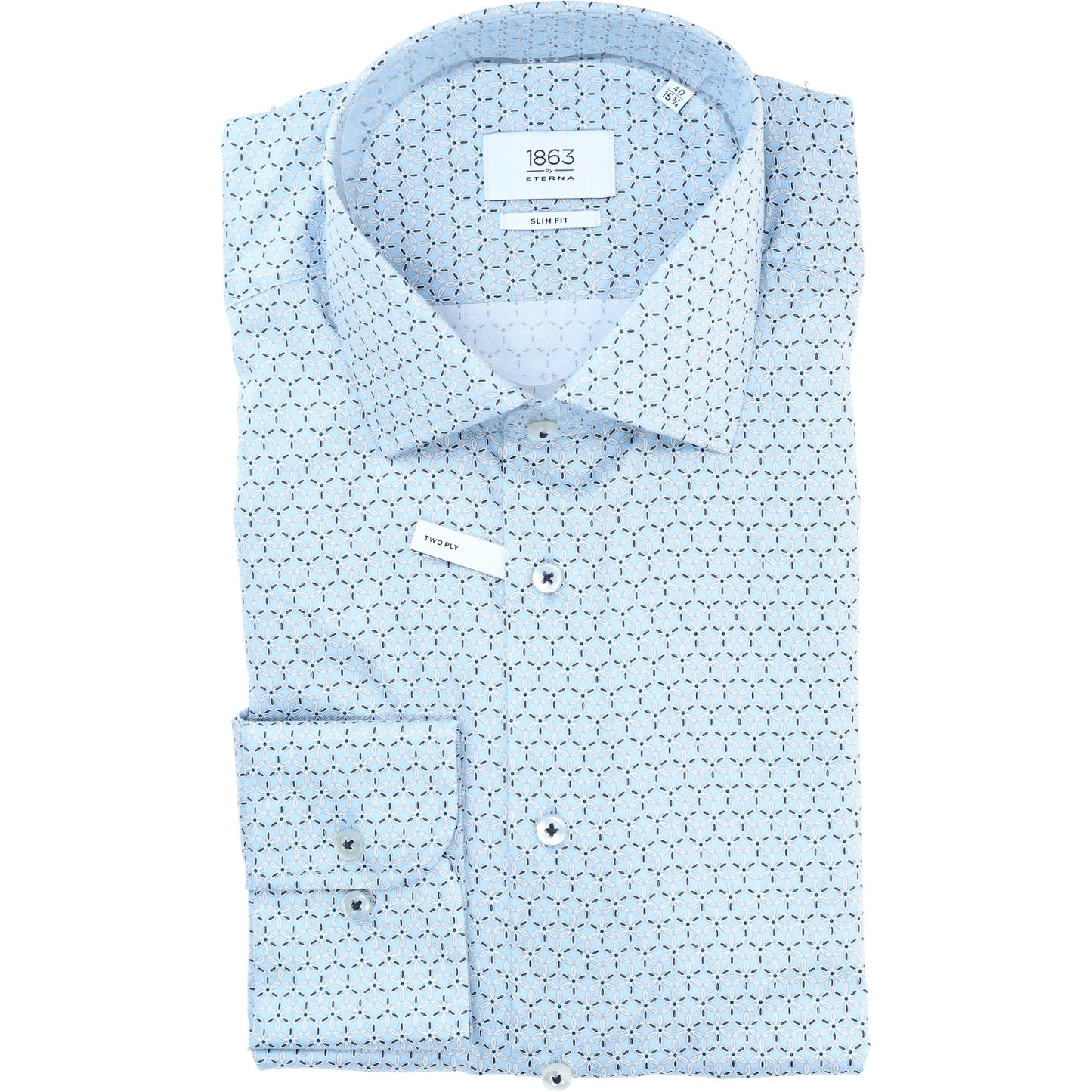 eterna Herren Hemd in blau