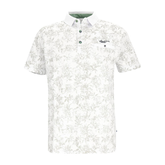 Mode Monte Carlo Herren PoloShirt in weiß