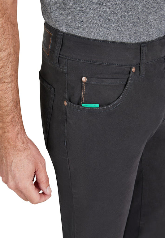 Club of Comfort Herren Hose in schwarz