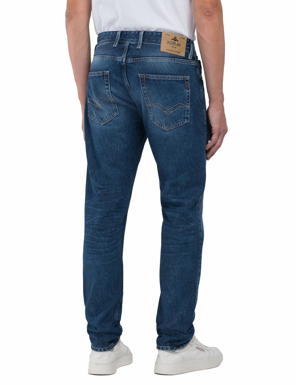 Replay Herren Hose in blau