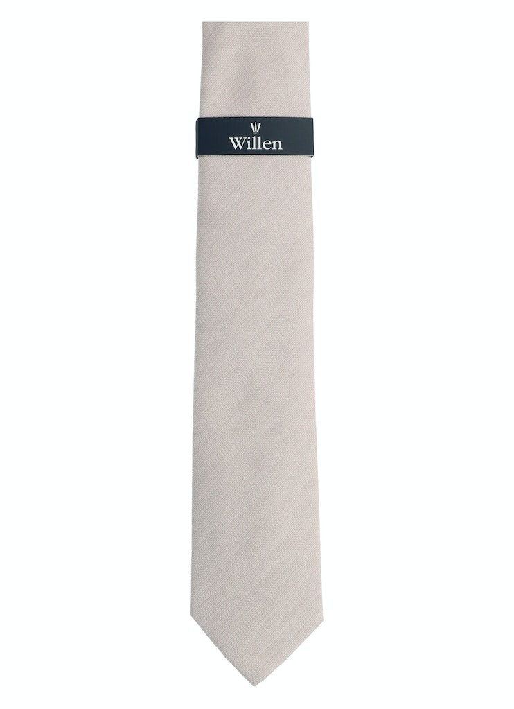 WILLEN Herren Krawatte in beige