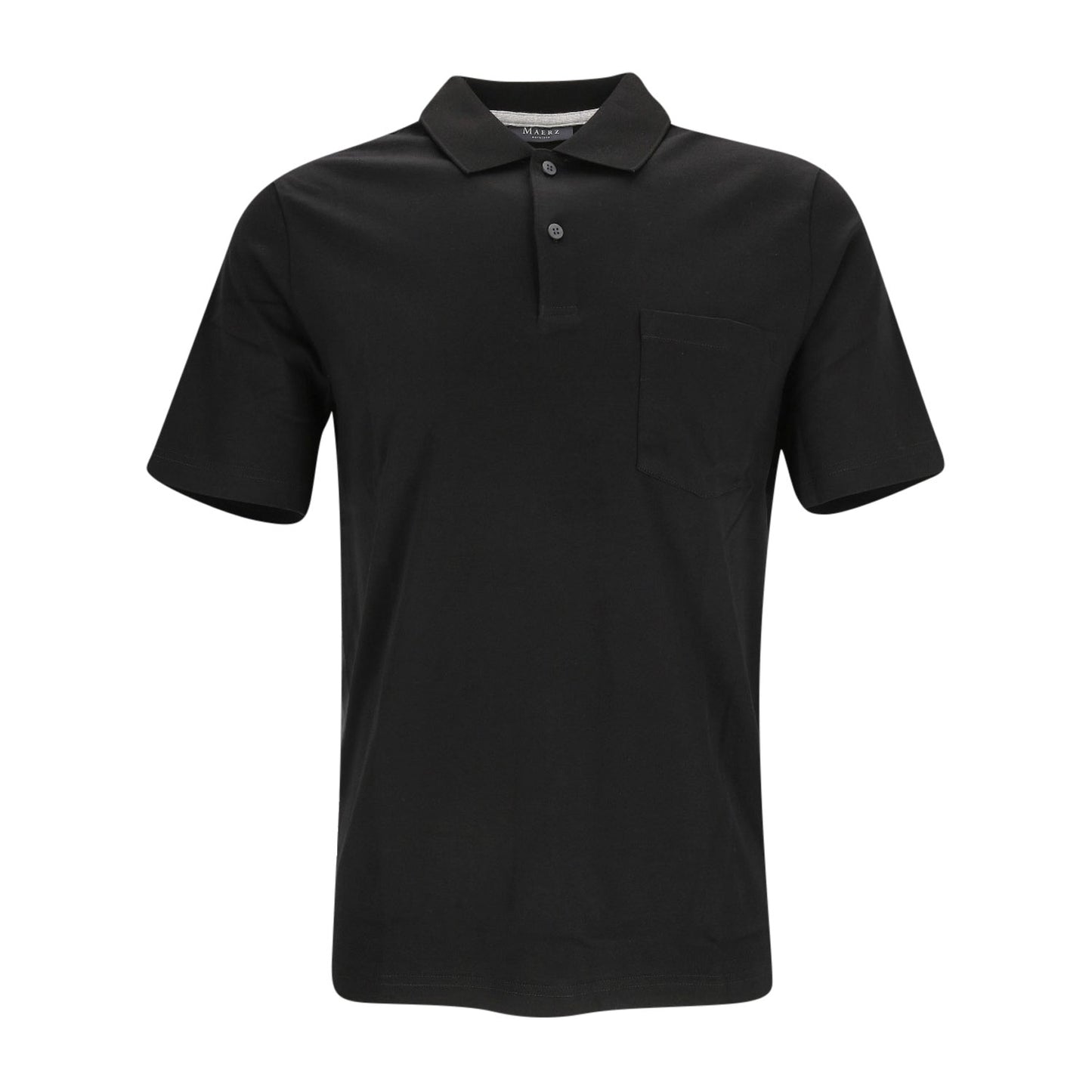 März Herren PoloShirt in schwarz