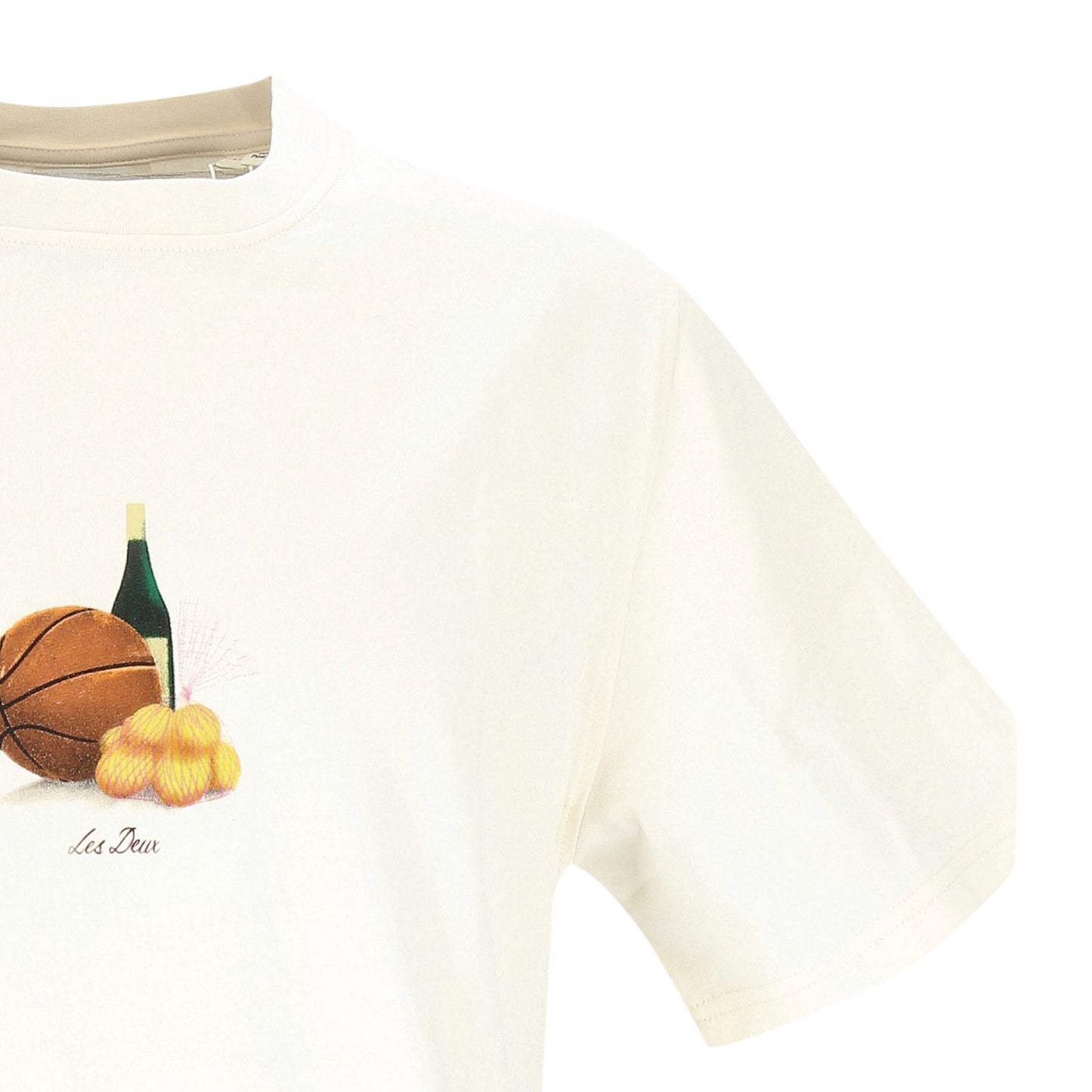 Les Deux Herren T-Shirt in weiß