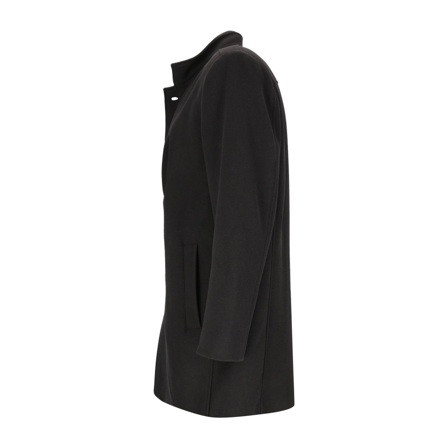 Roy Robson Herren Mantel in schwarz