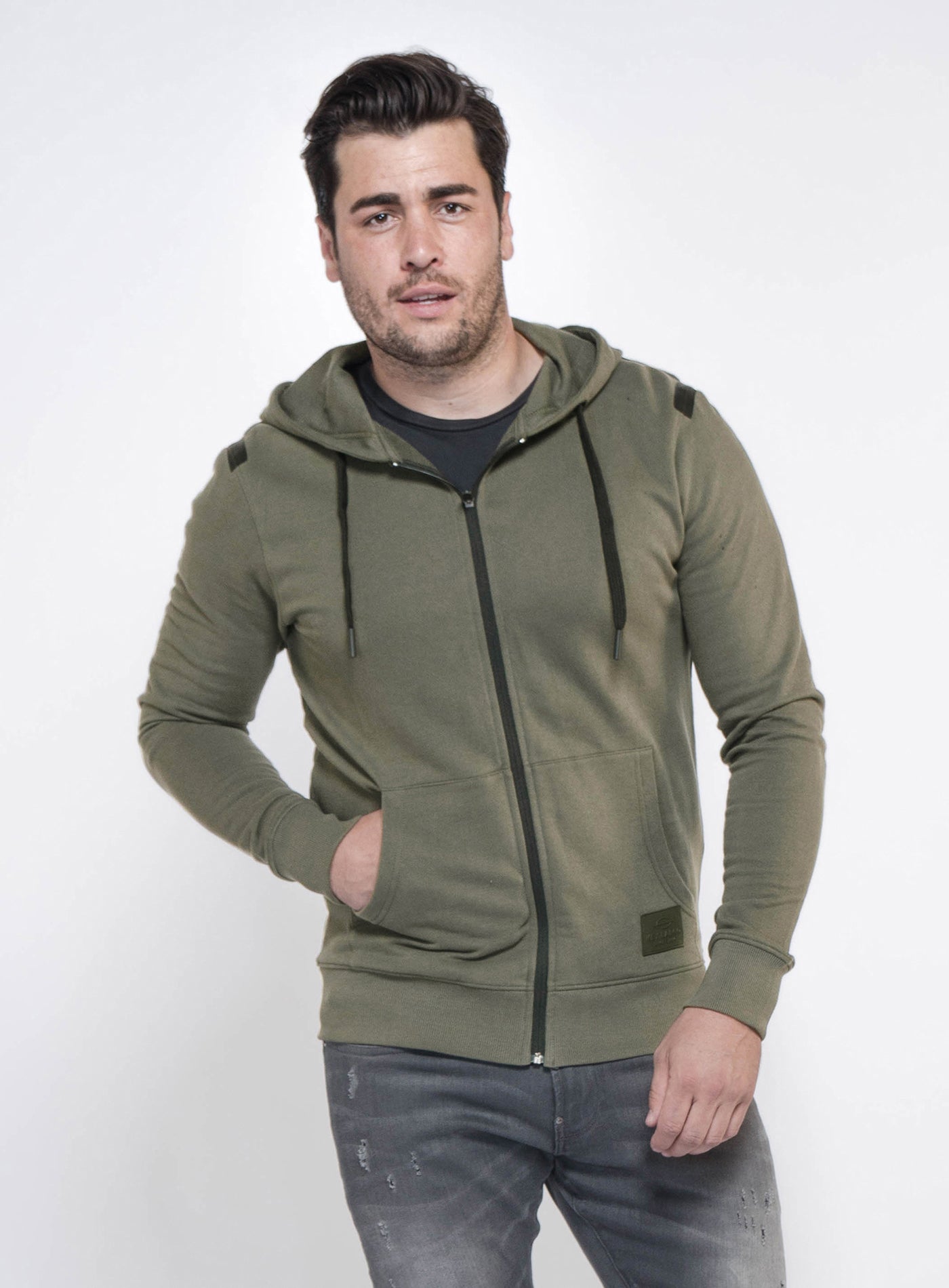 Key Largo Herren Sweat-Jacke in grün