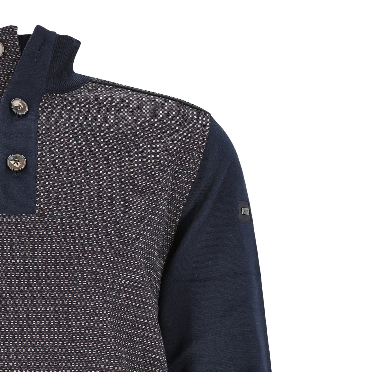 Bugatti Herren Sweat-Shirt in lila